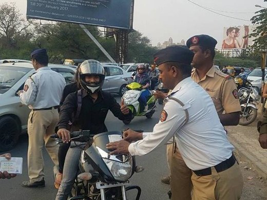 At least 63K plus notices of traffic violations have not been served to the offenders in the last one year or so. Police say that these notices could not be generated 